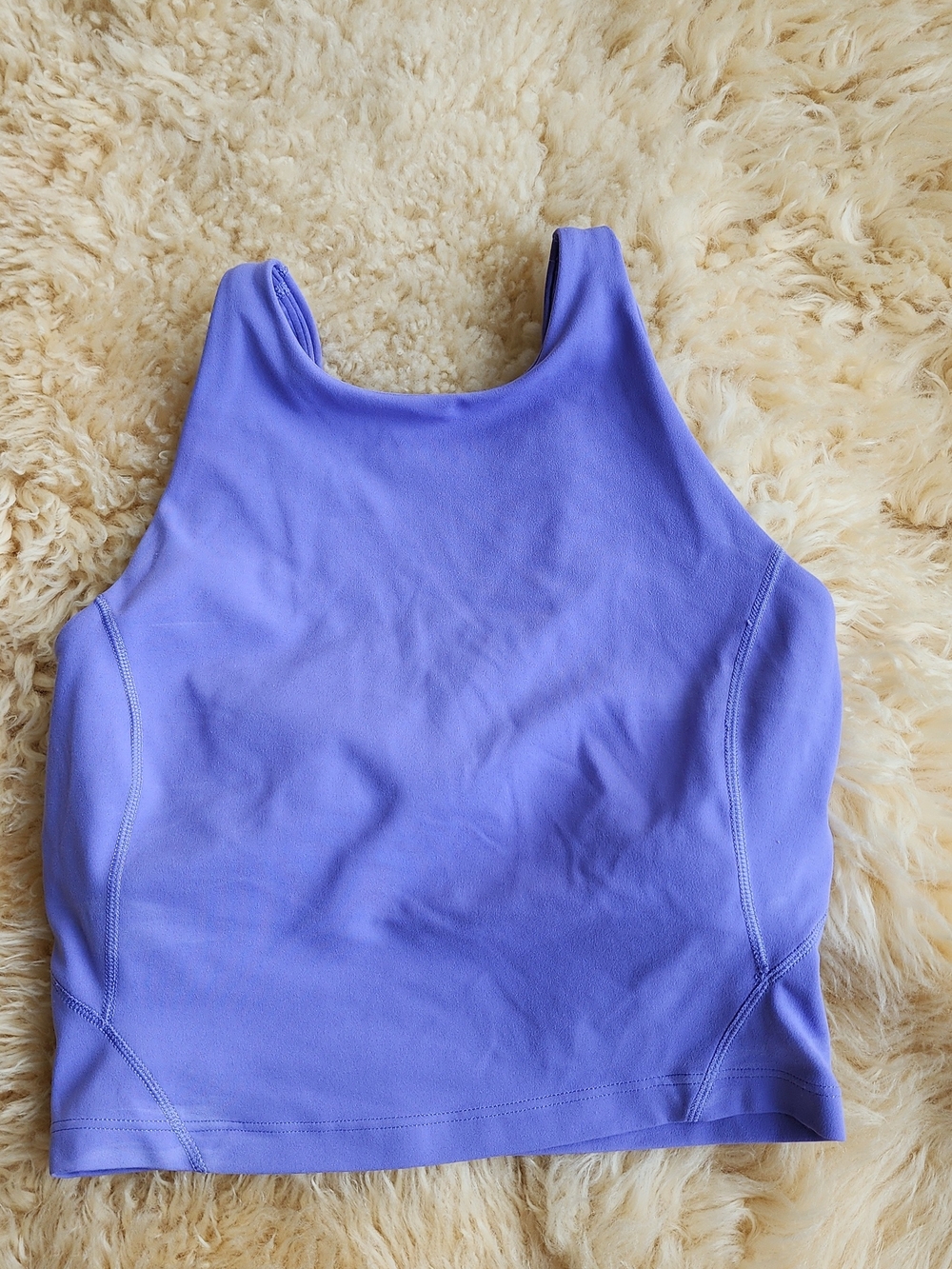 lululemon athletica Lavender High-Neck Athletic Tank